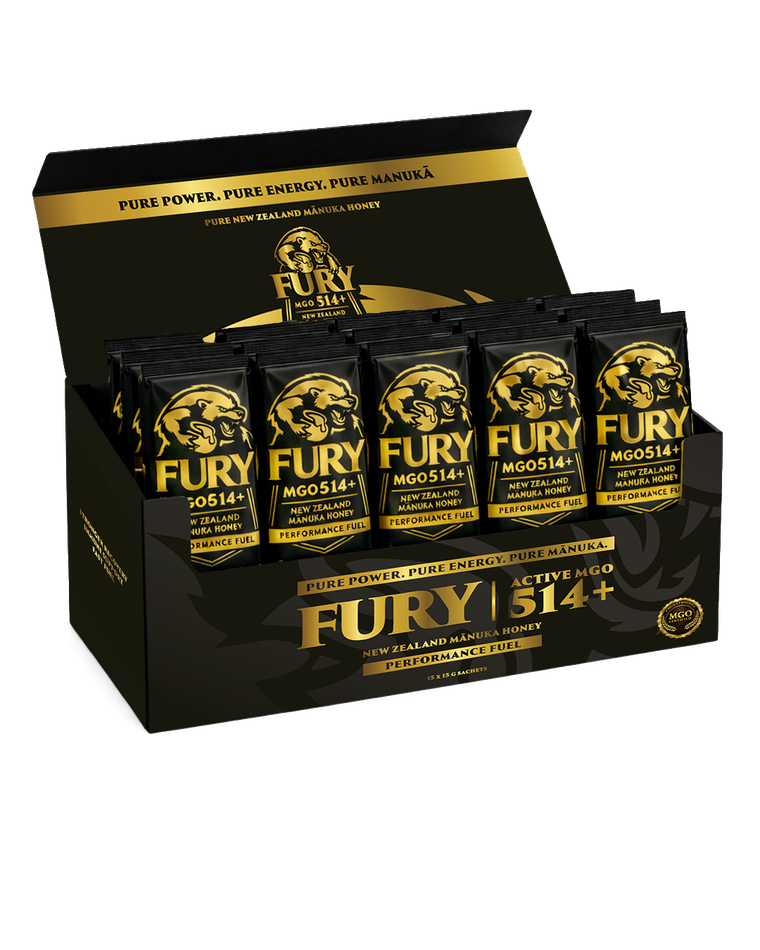 FURY MGO 514+ box of 15 sachets
